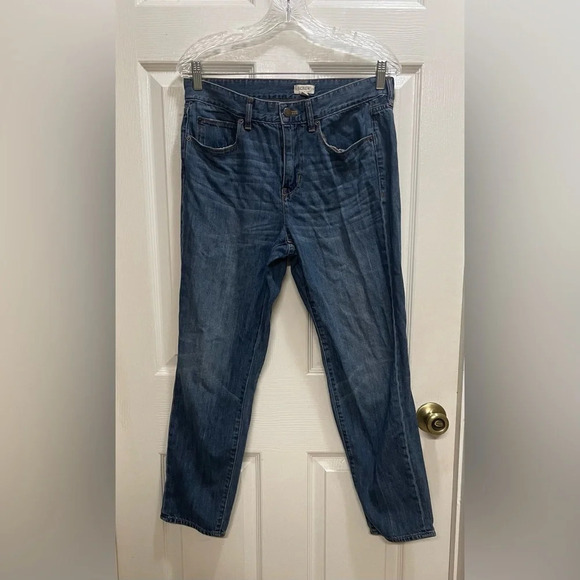 J. Crew Factory Denim - J.Crew B0181 Boyfriend Jeans Womens 29 Medium Wash Whisking